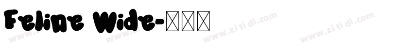 Feline Wide字体转换 Feline Wide字体转换